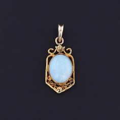 Antique White Opal Charm of... Vintage Gold Opal Jewelry, Vintage Yellow Gold Opal Jewelry, Vintage Opal Jewelry In Yellow Gold, Victorian Opal Oval Jewelry, Victorian Oval Opal Jewelry, Victorian Yellow Gold Cabochon Jewelry, Victorian Opal Jewelry For Formal Occasions, Antique Gemstone Jewelry For Memorial, Victorian Cabochon Oval Pendant Jewelry