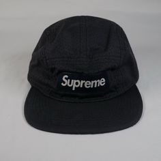 Brand New Ss17 Navy Supreme Camp Cap, Navy Six-panel Snapback Hat For Outdoor, Navy Six-panel Outdoor Snapback Hat, Navy Six-panel Hat With Embroidered Logo, Navy Six-panel Cotton Snapback Hat, Supreme Accessories, Hats For Men, Accessories Hats, Mens Accessories