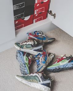 Les Nike React Element 87 sont disponibles sur wethenew.com ➖ 📸 @t.mcfly Hypebeast Streetwear, Streetwear Sneakers, Vans High Top Sneaker