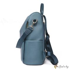 Bird in Bag - Women's bag new fashion PU soft leather shoulder bag simple travel backpack large capacity single shoulder bag crossbody bag Anti-theft Softback Bag For Daily Use, Daily Use Backpack With Anti-theft Pocket, Daily Use Softback Bag With Anti-theft Pocket, Solid Shoulder Bag With Anti-theft Pocket For Everyday Use, On-the-go Shoulder Bag Backpack With Anti-theft Pocket, Solid Color Backpack With Zipper Closure, Solid Shoulder Bag Backpack For Everyday Use, Plain Color Leather Backpack With Adjustable Strap For Travel, Large Capacity Leather Backpack For Everyday Use