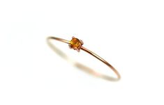 Metal : 14k solid gold (available in Yellow gold, Rose gold, or White gold) - Gemstone : Natural Citrine / Total Carat weight :0.03ct (2mm) - Width : 0.6mm Bliss J Birthstone Collection is just as unique as you. The simple design of Bliss J birthstone jewelry rebounds to the Orange Sapphire Ring In 14k Gold For Gift, Peridot Ring Gold, Garnet Ring Gold, Orange Things, Stackable Birthstone Rings, Citrine Ring Engagement, Jewerly Ring, Wedding Binder, Mothers Ring