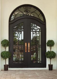 Double Front Entry Doors Modern, House Entrance Doors, Wrought Iron Doors Front Entrances