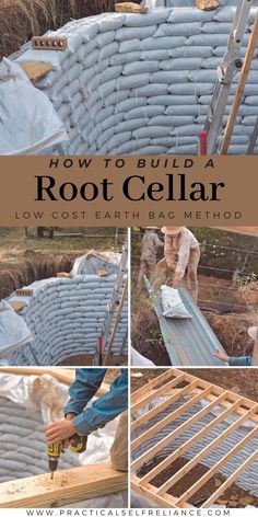 how to build a root cellar in low cost