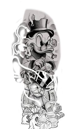 Sknerus Mckwacz Tattoo, Donald Duck Tattoo Stencil, Monopoly Man Tattoo Stencil, Donald Duck Money Tattoo, Donald Duck Tattoo Gangsta, Scrooge Mcduck Money Tattoo, Self Made Tattoo, Guardian Angel Tattoo Designs