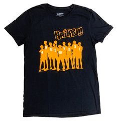 Haikyu!! Team Silhouette Anime Adult T-Shirt Us Anime, Anime Heroes, Wrestling Shirts, Copyright All Rights Reserved, Hero Movie, Food Clothes, Funko Pop Vinyl, Shirt Store, Cartoon Tv