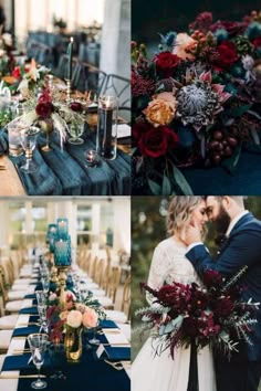 navy and burgundy wedding color ideas Teal Burgundy, Wedding Color Ideas, Wedding Themes Summer, Fall Wedding Colors