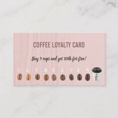 the coffee lover gift card has five different types of coffee beans