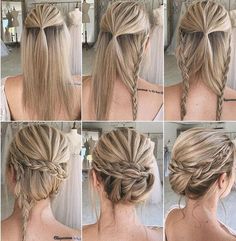 Diy Wedding Hair, Wedding Hairstyles Tutorial, Latest Hair Trends, Hair Bridesmaid, Peinados Fáciles Para Cabello Corto, Penteado Cabelo Curto, Hair Short, Yoga Flow, Homecoming Hairstyles