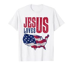 Jesus Loves Us, Themed Shirts, Women Friends, Diy Gifts For Friends, Trendy Gifts, Usa Map, Jesus Shirts, Trendy Gift