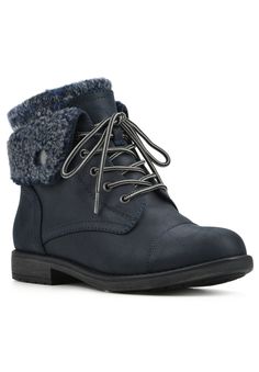 Cozy up in the lightweight Duena hiking style boot from Cliffs by White Mountain Shoes. Featuring a snap collar and a knit sweater sock lining around the ankle for keeping you warm in the chilliest of weather. The recessed lug outsole makes them perfect for outdoor adventures.Textile UpperSynthetic LiningSynthetic Outsole1" Heel height5.5" Shaft height10.5" Boot leg circumferenceBoot available in sizes 6-9 whole and half sizes, 10, 11 White Mountain Boots, Hiking Style, Blue Suede Boots, Sweater Socks, Winter Fashion Boots, Fur Shoes, White Mountain Shoes, Hiking Fashion, Hiking Boots Women