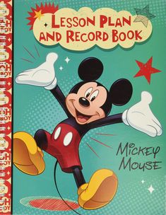 the mickey mouse lesson plan and record book