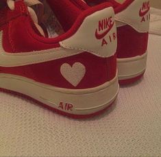 Red Aesthetic Strawberry, Red Heart Aesthetic, Nike Air Force 1 Red, Aesthetic Strawberry, Red Aesthetics, Heart Aesthetic, Lovecore Aesthetic