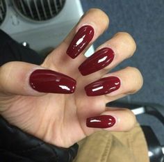 Queenss&Kingss : Photo 13 Nails, 15 Nails, 22 Nails, Burgundy Acrylic Nails, Free Nails, Red Chrome Nails, Long Red Nails, Shiny Nails Designs, Acrylic Rose