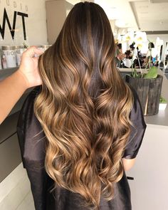 Balyage Long Hair, Brunette Hair With Highlights, Gorgeous Hair Color, Hair Done