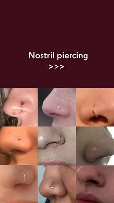 Pierced Nose Aesthetic, Pericings Name, Cute Nose Piercings Aesthetic, Pirsing Ideas, Nostril Piercing Aesthetic, Piercing Ideas Nose, Ampallang Piercing, Nose Ring Aesthetic, Nose Piercing Aesthetic