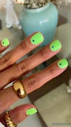 Italy Nails, Nail Design Glitter, Ideas Uñas, Summer Gel Nails, Hello Nails, Cute Spring Nails, Minimal Nails, Nails Aesthetic