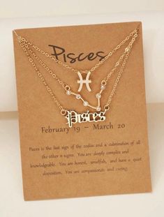 ⛓Our cute zodiac Pisces necklace is produced from excellent stainless steel with 18k gold plated. Both the trinket and chain are lead-free, nickel-free, and hypoallergenic. They will not cause your skin to red or irritated. Also, you can move to the shower without carrying off it, will not fade. Each zodiac letter pendant is glossed carefully in a velvety edge. Very relaxing to wear. ⛓This gold-plated necklace is a fantastic layering piece. Flawlessly match with your name chain, birth year chain, or your dainty initial letter necklace. Not only a reasonable way to treat yourself but a unique present for her at daughter birthday, partners anniversary, mother's day, women companions party to bring back happy birth year memories. This Aquarius pendant chain is an excellent way to show off you Luxury Spiritual Zodiac Sign Necklace, Pisces Necklace 150.00 For Men, Pink Pisces Jewelry, Real Pisces Necklace 150.00 For Men, Jewelry Crafts Pisces, Pices Zodiac Necklace, Purple Pisces Jewelry, Mens Necklace Pisces, Pisces Necklace