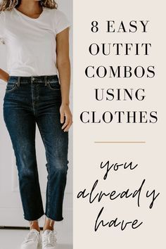 Classic Outfits For Women, Stylish Outfits Casual, Outfit Combos, Easy Outfit, Outfit Jeans