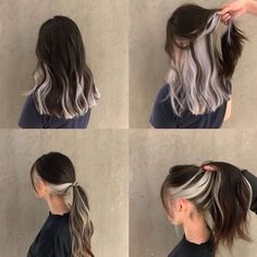 Hair Color Underneath, Hair Color Streaks, Hair Streaks, Dye My Hair, Hair Dye Colors, Hair Inspiration Color, Grunge Hair