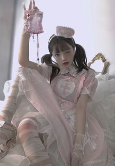 Save The Cuteness Lolita OP Dress Estilo Harajuku, 일본 패션, Op Dress, Pastel Goth Fashion, Yami Kawaii, Kawaii Fashion Outfits, J Fashion, Soft Grunge, Kawaii Clothes