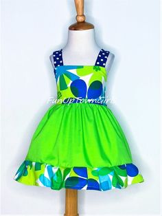 Spring Summer Flower Dress For Girls Toddlers Minnie Silhouette, Summer Flower Girl Dresses, Flower Girls Dress, Summer Flower Dress, Clothes Sewing, Flower Green, Color Flower, Dress For Girls, Clothes Sewing Patterns