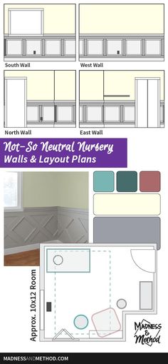 the floor plan for an apartment with multiple rooms