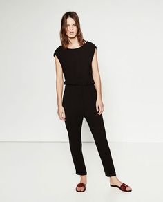 LONG JUMPSUIT from Zara Long Jumpsuit, Zara Jumpsuit, Zara New, Jumpsuit Summer, Long Jumpsuits, Fashion Website, Zara Pants, Zara United States, Zara Black