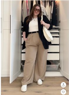 Summer Jeans Work Outfit, Plus Size Office Wear Business Casual Professional, Mid Size Business Casual, Plus Size Interview Outfit, Diana Dares, Wear To Work Outfits, Casual Plus Size Outfits, Outfit Planning