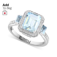 in stock Sky Blue Topaz, Statement Ring, Blue Topaz, Aquamarine, Sky Blue, Statement Rings, Blue Sky, Topaz, Halo