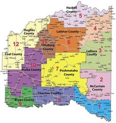 a map with all the county names and their respective roads in each state on it