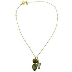 This elegant handcrafted necklace with bohemian style and tribal tones from Heather Benjamin, features Peruvian opal and turquoise on a stacked drop with a small chrysoprase triangle dangle. The gemstones are hand-bezel set in vermeil and hang from a delicate 18" vermeil chain and is finished with a decorative toggle clasp. 22k vermeil Peruvian opal Turquoise Chrysoprase Pendant drop 1 1/2" Chain 18" Hand crafted Green Cabochon Bohemian Necklaces, Green Bohemian Cabochon Necklaces, Bohemian Green Onyx Necklaces With Natural Stones, Bohemian Green Onyx Necklace With Natural Stones, Unique Chrysoprase Gemstone Necklace, Bohemian Cabochon Teardrop Jewelry, Green Bohemian Drop Jewelry, Green Drop Bohemian Jewelry, Fusion Style Teardrop Gemstone Necklaces