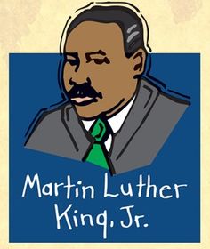 martin luther king jr is shown in this cartoon