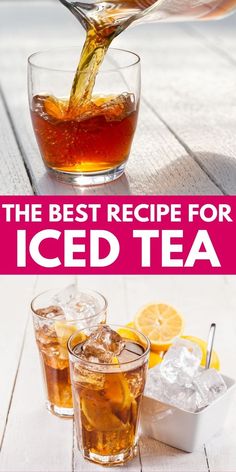 the best recipe for iced tea