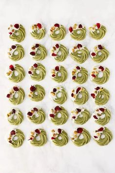 80+ Best Christmas Cookie Recipes To Make This Year Shortbread Wreath Cookies, Matcha Wreath Cookies, Matcha Christmas Cookies, Cookie Box Ideas, Matcha Christmas, Matcha Shortbread Cookies, Cookie Wreath, Best Christmas Cookie Recipes