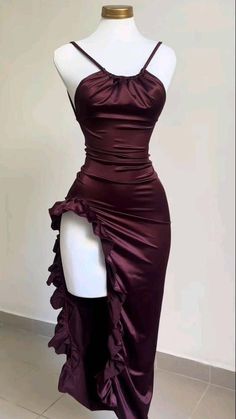 Prom Dress Pictures, Hot Prom Dress, Ruffle Prom Dress, Spaghetti Strap Prom Dress, Chique Outfits, Party Gown, Short Prom Dress