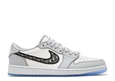 Dior X Air Jordan 1 Low - Air Jordan - CN8608 002 - wolf grey/sail/photon dust/white | Flight Club Sepatu Air Jordan, Jordan Dior, Air Dior, Buy Sneakers, Authentic Jordans, Jordan 1 High Og, Air Jordan Sneakers, Air Jordan 1 Low, Jordan 1 Low