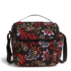 The adjustable strap on the Lunch Crossbody allows for comfortable, hands-free carrying, making it easy to take your lunch with you wherever you go. Details: Exterior features a side slip pocket. Zip closure. Capacity 8 L. Care Tips: Machine wash cold, gentle cycle, only non-chlorine bleach when needed; line dry Vera Bradley began as an instinct. We create bold, thoughtfully designed pieces that enrich everyday movement and mark life’s meaningful occasions. We design for you because Vera Bradley Lunch Box Set, Care Tips, Hands Free, Luggage Bags, Vera Bradley, Bags Women, Outlet, Paisley, Adjustable Straps