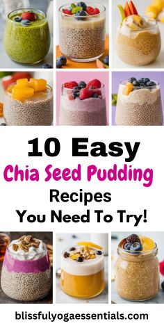 10 easy chia seed pudding recipes that you need to try in the morning or night