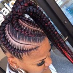 30 Most Chic Braided Hairstyles That Turn Heads! Goddess Braid Ponytail, Fishbone Braid, French Braid Ponytail, Hairstyles Braid, Twisted Hair, American Hairstyles, African Hair Braiding Styles, Braided Cornrow Hairstyles