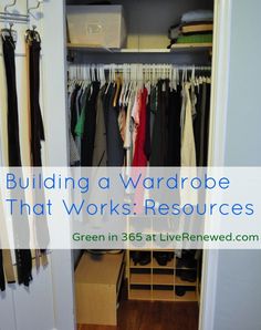 Building a Wardrobe that Works for You: Resources