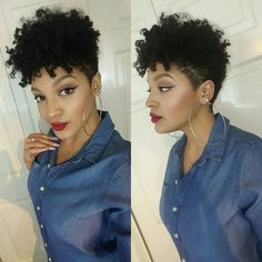 Tapered cut Tapered Natural Haircut, Natural Tapered Cut, Natural Short Cuts, Tapered Natural Hair Cut, Tapered Twa, Haircut Women