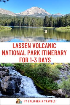 Kickstart your exploration of Lassen Volcanic National Park with our detailed itinerary. Covering the best things to do from exhilarating volcanic hikes to peaceful lake visits, we provide all you need for an unforgettable 1 to 3-day adventure. Discover the park's stunning geothermal activity, picturesque landscapes, waterfalls, and diverse ecosystems. Whether you're a seasoned hiker or a casual visitor, there's something for everyone in this natural paradise. Northern California Road Trip, Burney Falls, National Park Itinerary, Shasta Lake, Lassen Volcanic, Lava Tubes, California Trip, Lassen Volcanic National Park, American Road Trip