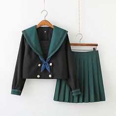 Japanese JK Women Sailor Uniform Cosplay School Blouse Pleated Skirt Cloth Set | eBay Korean Uniform, School Blouse, Collage Student, Korean School, Sailor Uniform, Japanese High School, Japanese Costume, School Uniform Fashion, School Uniform Outfits