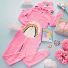 Price Firm New With Tags Care Bears Cheer Bear Pink Costume Pajama Forever 21 Limited Edition Care Bear Onesie Costumes, Playful Pink Lounge Set, Playful Pink Onesie For Sleep, Playful Pink Onesie For Pajama Party, Cozy Pink Onesie For Sleep, Playful Multicolor Onesie For Loungewear, Casual Pink Onesie For Sleep, Cute Multicolor Sleep Onesie, Pink Long Sleeve Jumpsuit For Sleep