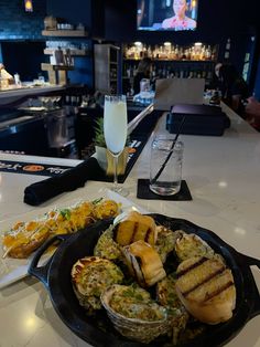 a plate of food sitting on top of a table