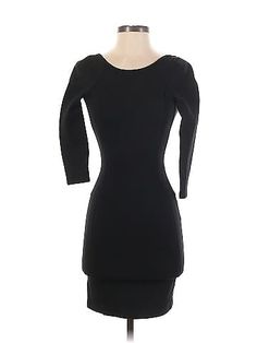 H&M Black Casual Dress Size 4 - 50% off | ThredUp Fitted H&m Mini Dress For Cocktail, H&m Fitted Mini Dress For Cocktail, H&m Mini Length Formal Dress, H&m Fitted Evening Dresses, H&m Formal Mini Dress, H&m Knee-length Party Midi Dress, H&m Black Midi Dress For Night Out, H&m Knee-length Evening Dresses, H&m Black Cocktail Dress