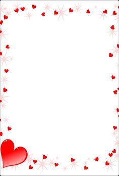 a valentine's day card with hearts and snowflakes in the background photo