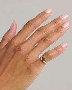 Explore the bespoke signet ring, engravable in 14k gold for a personalized touch, perfect for stacking and styling. Women's Pinky Ring, Pinkie Signet Ring, Personalized Signet Ring, Every Day Ring Stack, Monogram Signet Ring, Pinky Ring Women, Dainty Signet Ring, Womens Pinky Ring, Small Signet Ring