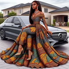 African Prom Dresses Ankara, Modern African Print Dresses, Magic Dress, African Prom Dresses, Ankara Fashion, African Wear Dresses