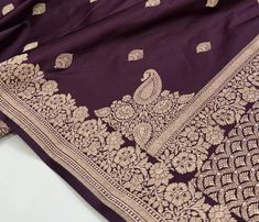 We have a major varieties of colour and design available, but due to heavy demand we may not be able to provide the exact colour and design of your choice instantly. So please inquire before ordering, if the colour of your choice is not available at stock then we will provide you with different designs with similar colour combination. pure handloom katan  Banarasi saree in India  Royal blue high demand colour. Brown Jamawar Dupatta With Traditional Drape, Brown Jamawar Dupatta In Traditional Drape, Traditional Brown Jamawar Dupatta, Brown Self Design Dupatta For Wedding, Brown Self-design Dupatta For Wedding, Brown Wedding Dupatta With Self Design, Brown Banarasi Silk Dupatta With Zari Weaving, Festive Brown Banarasi Silk Dupatta, Festival Brown Banarasi Silk Dupatta